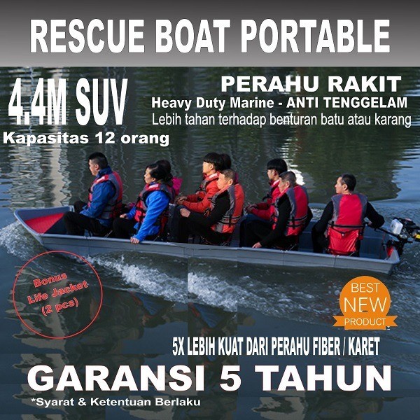 Jual Perahu Rakit Folding Boat 3.8 Meter | Shopee Indonesia
