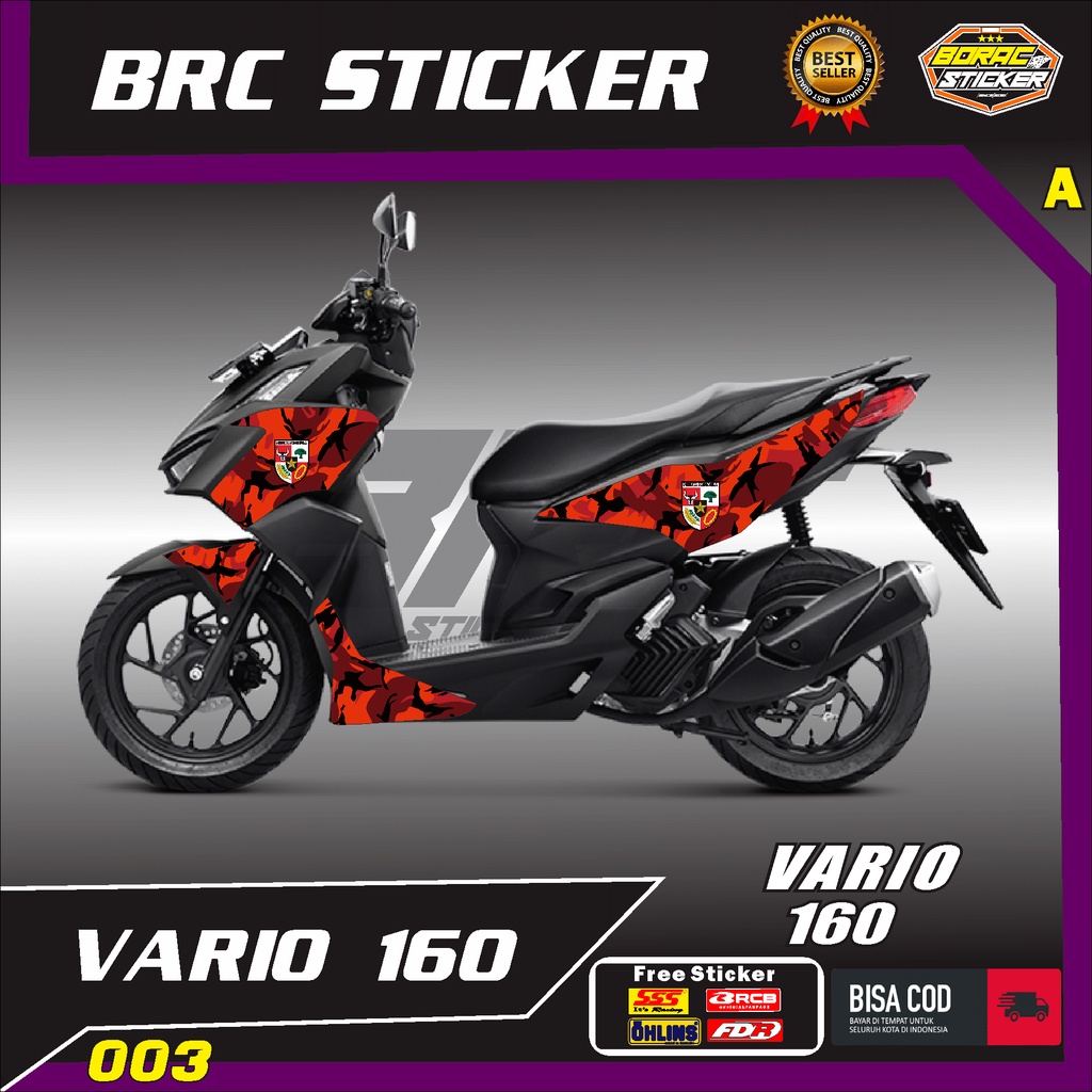 Jual Sticker Striping Vario 160 Body List Pemuda Pancasila BRC 003 ...
