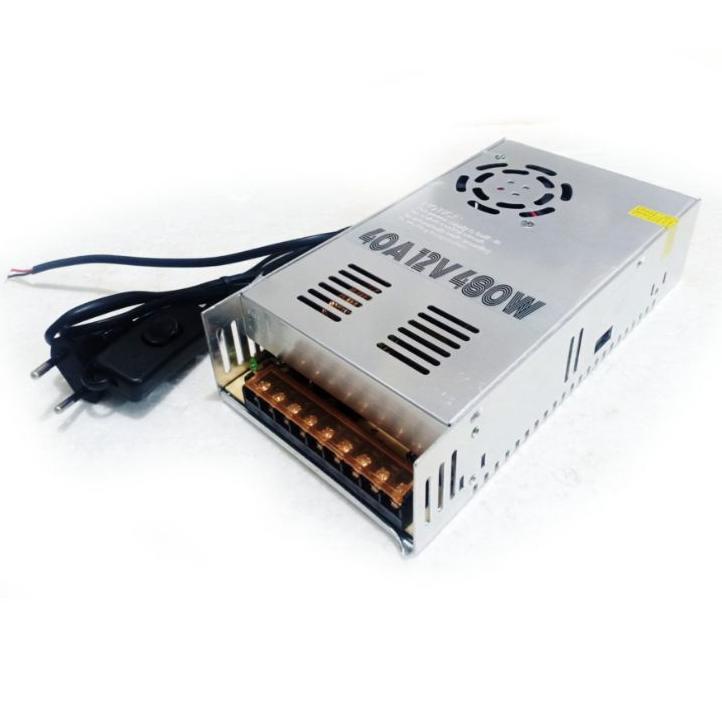 Jual Limited KJ5Power supply camera cctv 40a 12v / trafo 12 volt 40