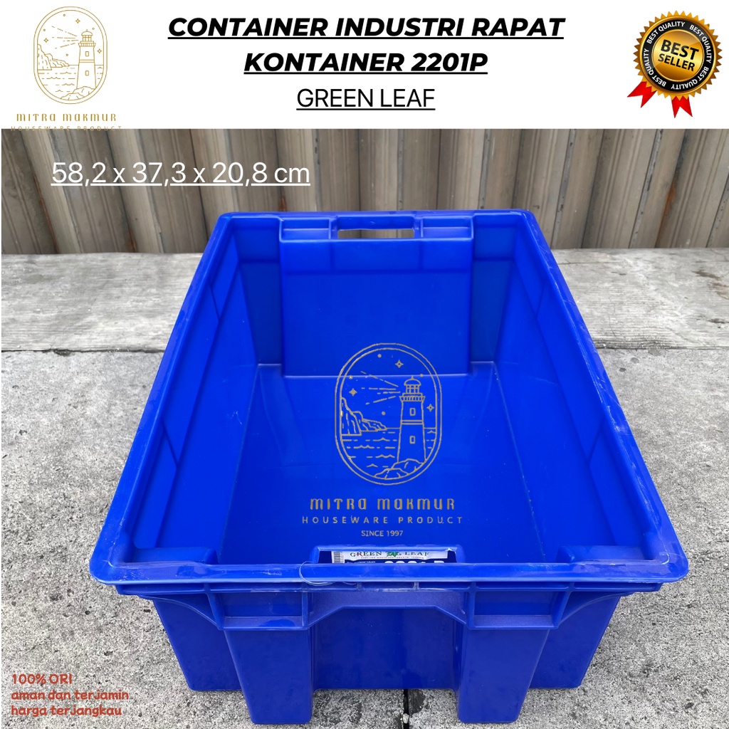 Jual SALE!! CONTAINER BOX INDUSTRI 2201P GREEN LEAF / KONTAINER BOX ...