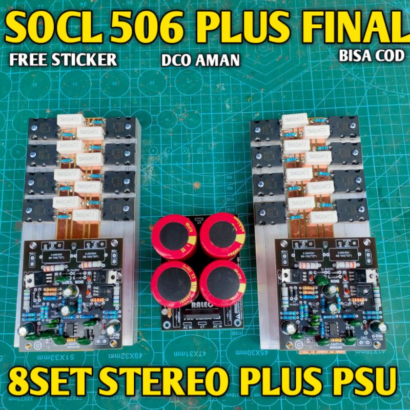 Jual SOCL 506 PLUS FINAL udah sama kabel plus potensio DRIVER SOCL 506