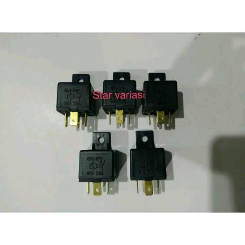 Jual Relay Riley Lampu Klakson V A Kaki Original Shopee Indonesia