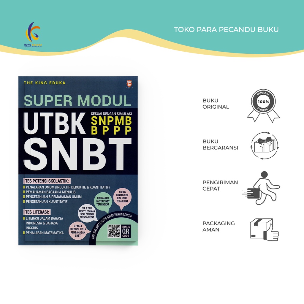 Jual Buku Bacaan Referensi | Super Modul UTBK SNBT BY The King Eduka ...