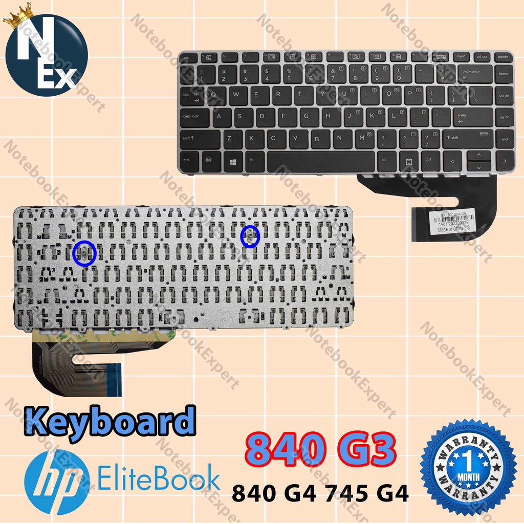 Jual Keyboard Hp Elitebook 840 G3 840 G4 745 G4 Black Shopee Indonesia 9280