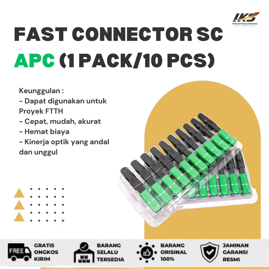 Jual FTTH Fast Connector SC/UPC/APC Fiber Optic / Konektor SC/UPC/APC ...