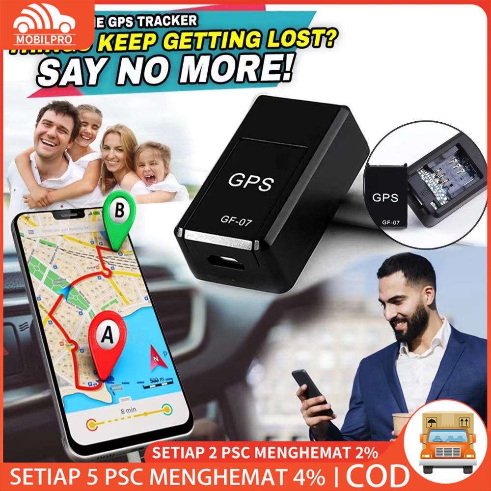 Jual Mini GPS Tracker GF07 Alat Pelacak Lokasi Mobil Motor GPS GF07