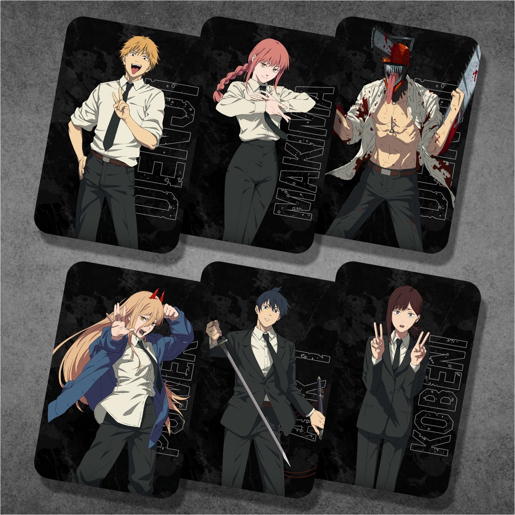 Jual Koleksi Photocard / Kartu Anime Chainsaw Man - Denji Power Makima ...