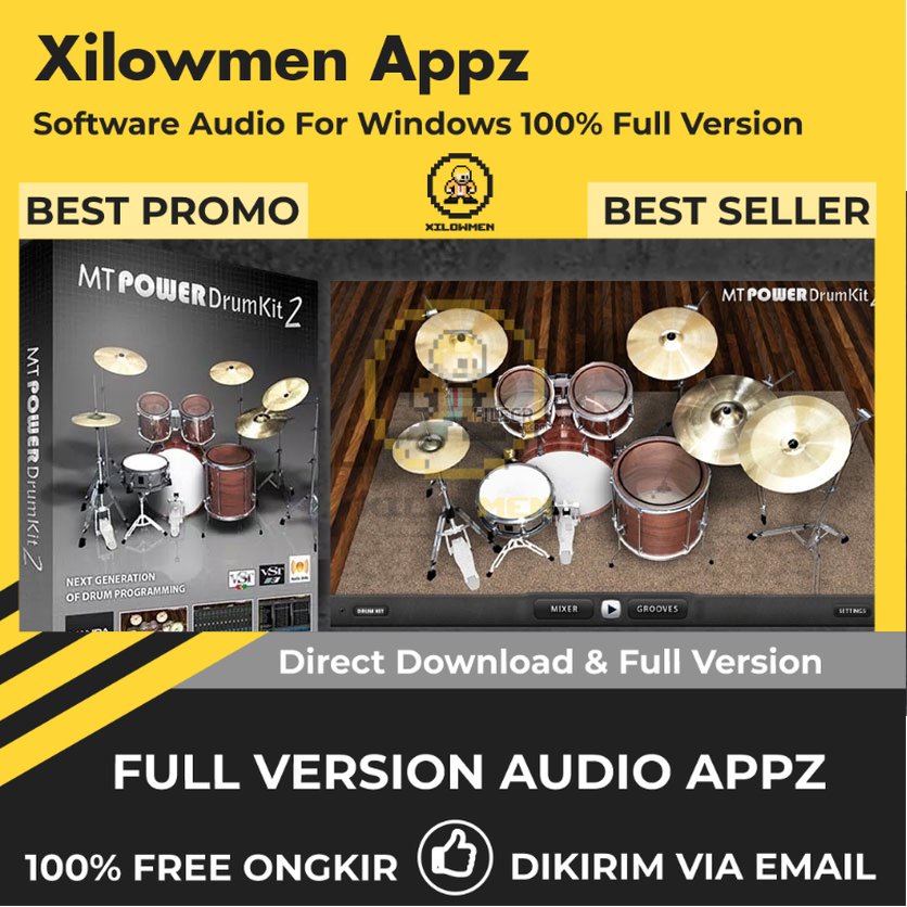 Jual [Full Version] Manda Audio MT Power Drum Kit Plugin Drum Kit
