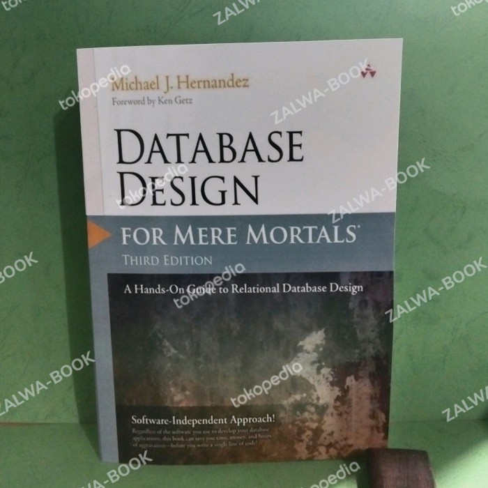 Jual buku database design for mere mortals shopee indonesia