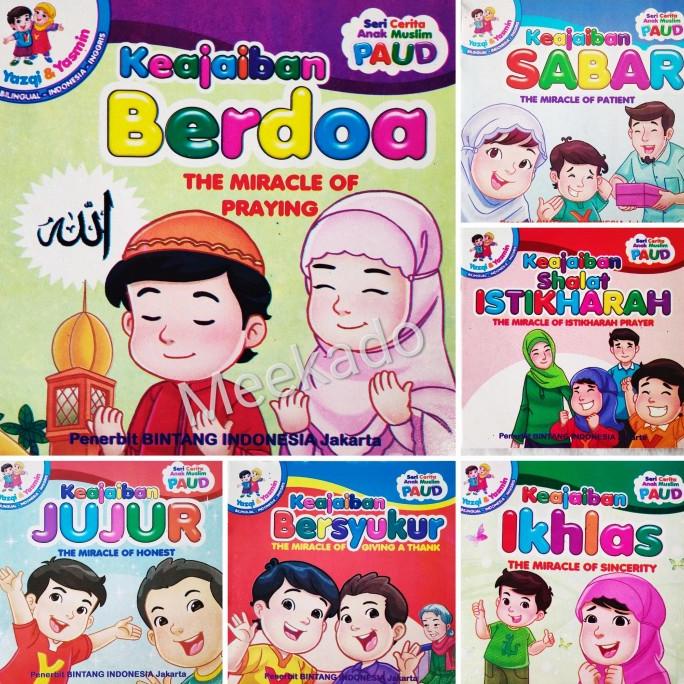 Jual Buku Cerita Anak Bergambar Seri Anak Muslim Paud Bilingual Full
