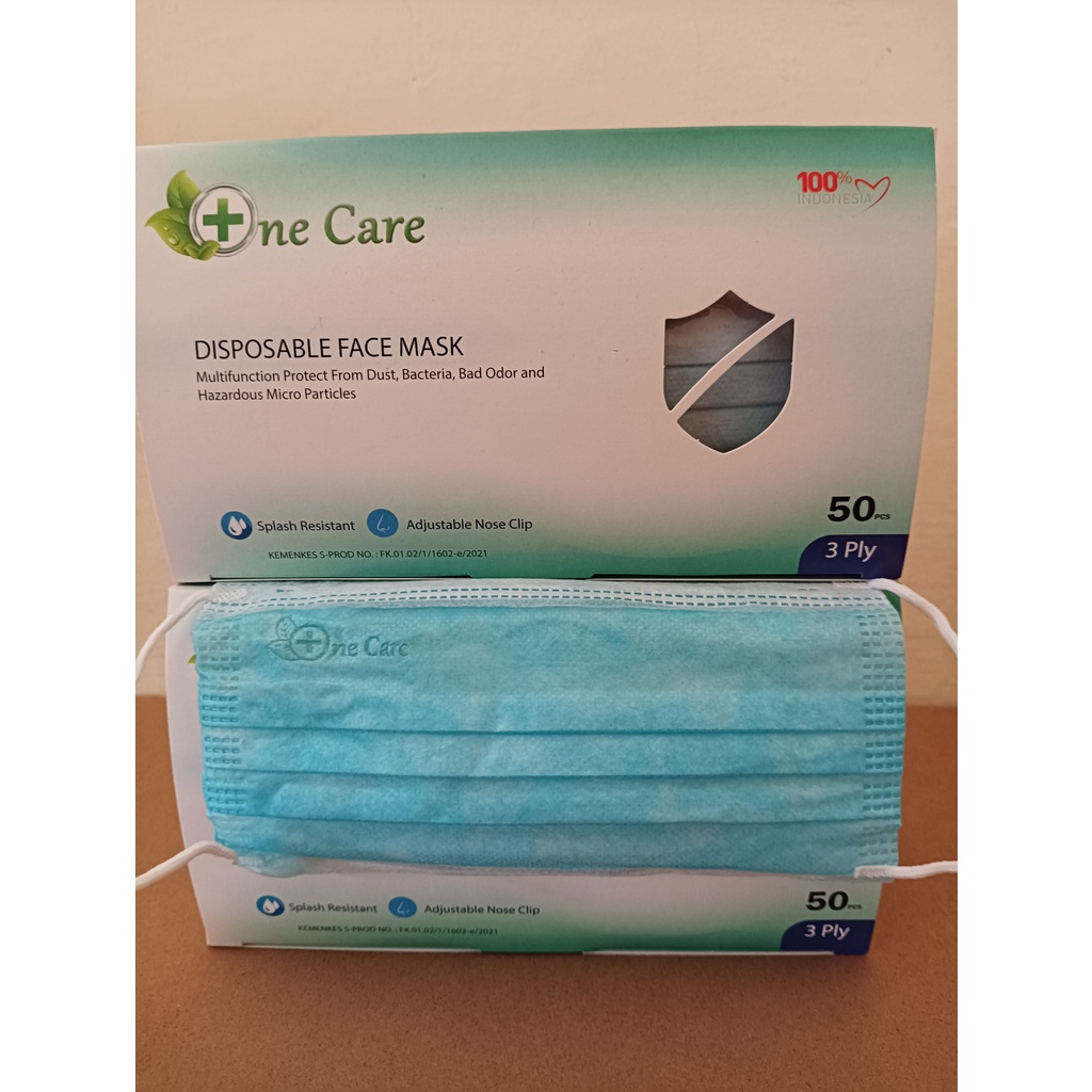 Jual Masker OneCare 3 ply Masker Kuping | Shopee Indonesia