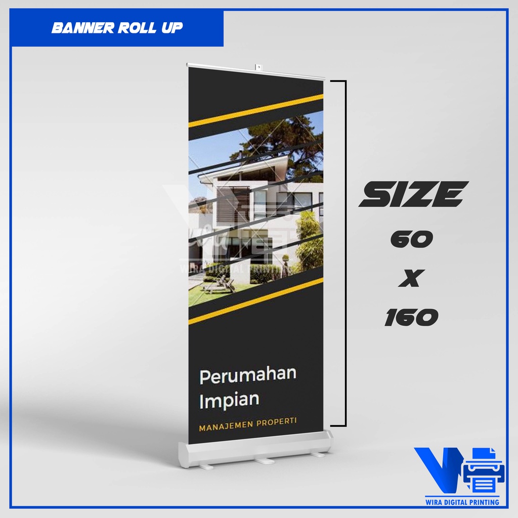 Jual Cetak Banner Roll Up Shopee Indonesia