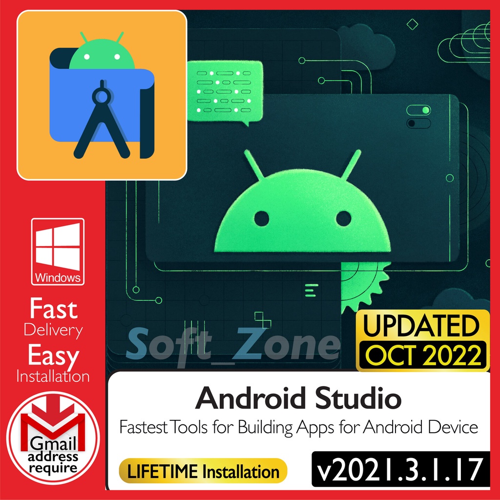 Jual Andro𝗶d Stud𝗶o 2021.3.1.17 - F𝗮stest Tools for Bu𝗶ld𝗶ng Apps for ...