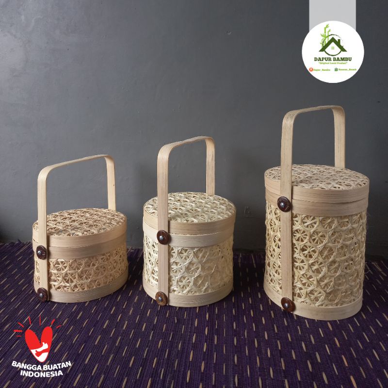 Jual RANTANG/TOPLES BAMBU ANYAMAN LABA-LABA/HAMPERS RANTANG | Shopee ...