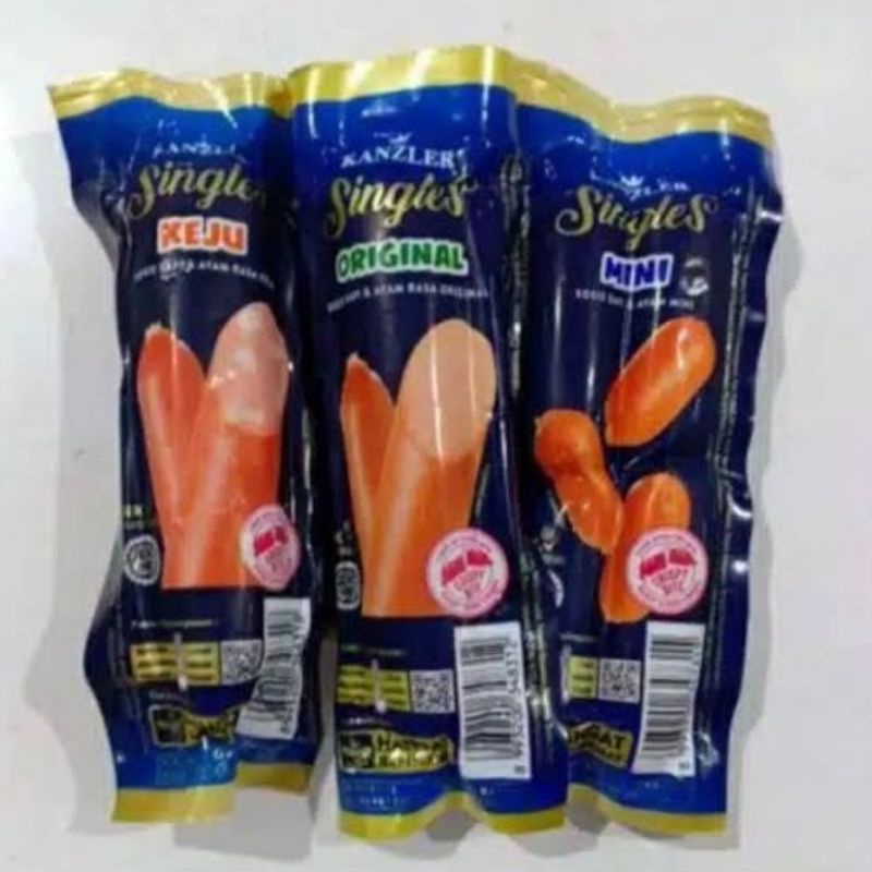 Jual Kanzler Singles Sosis Sapi Ayam Rasa Original Keju Mini Siap