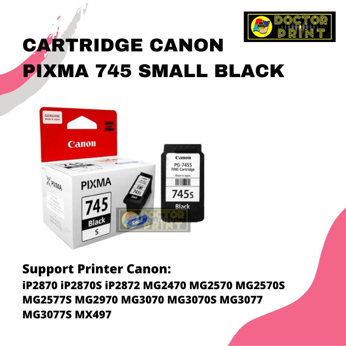 Jual Cartridge Canon PG745s PG745 Small Original | Shopee Indonesia