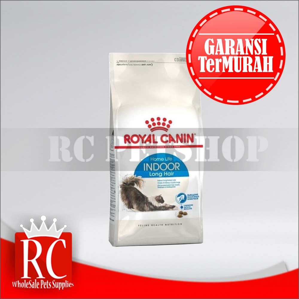 Jual Makanan Kucing Cat Food Royal Canin Indoor Cat Long Hair 4 Kg