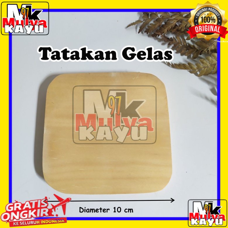 Jual Coaster Kayu Tatakan Gelas Alas Gelas Kayu Food Grade Shopee Indonesia 7757