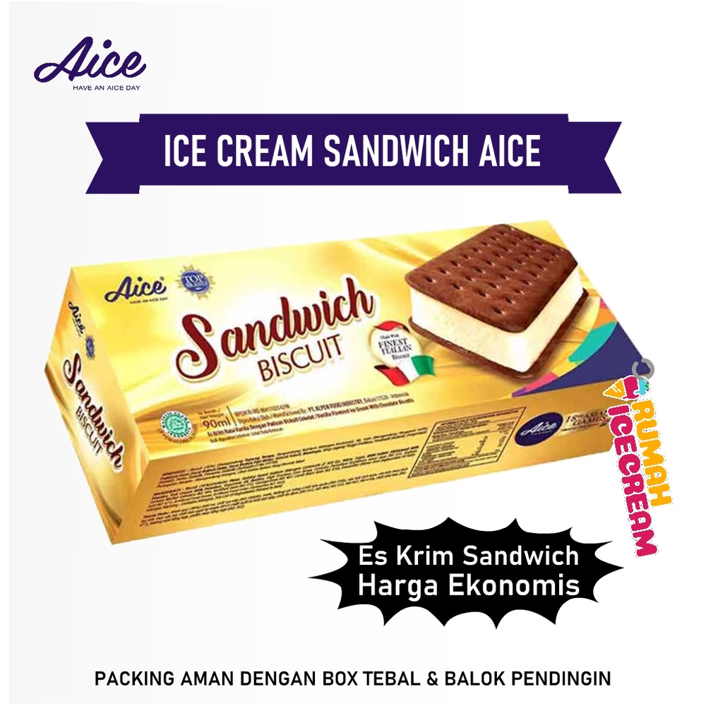 Jual Es krim Aice Sandwich Shopee Indonesia