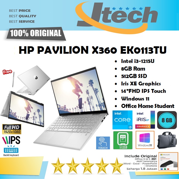 Jual Hp Pavilion X Ek Tu I U Gb Gb Ssd