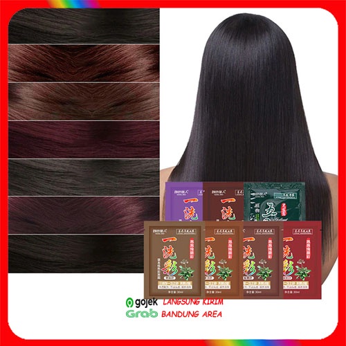 Jual Shampoo Hair Colour Shampoo Pewarna Rambut Sampo Pewarna Rambut ...