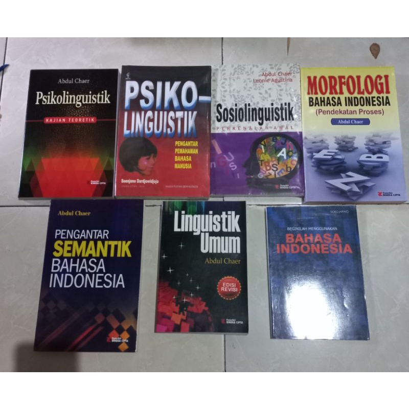 Jual PSIKOLINGUISTIK _ PSIKOLING _ SOSIOLINGUISTIK _ MORFOLOGI BAHASA ...