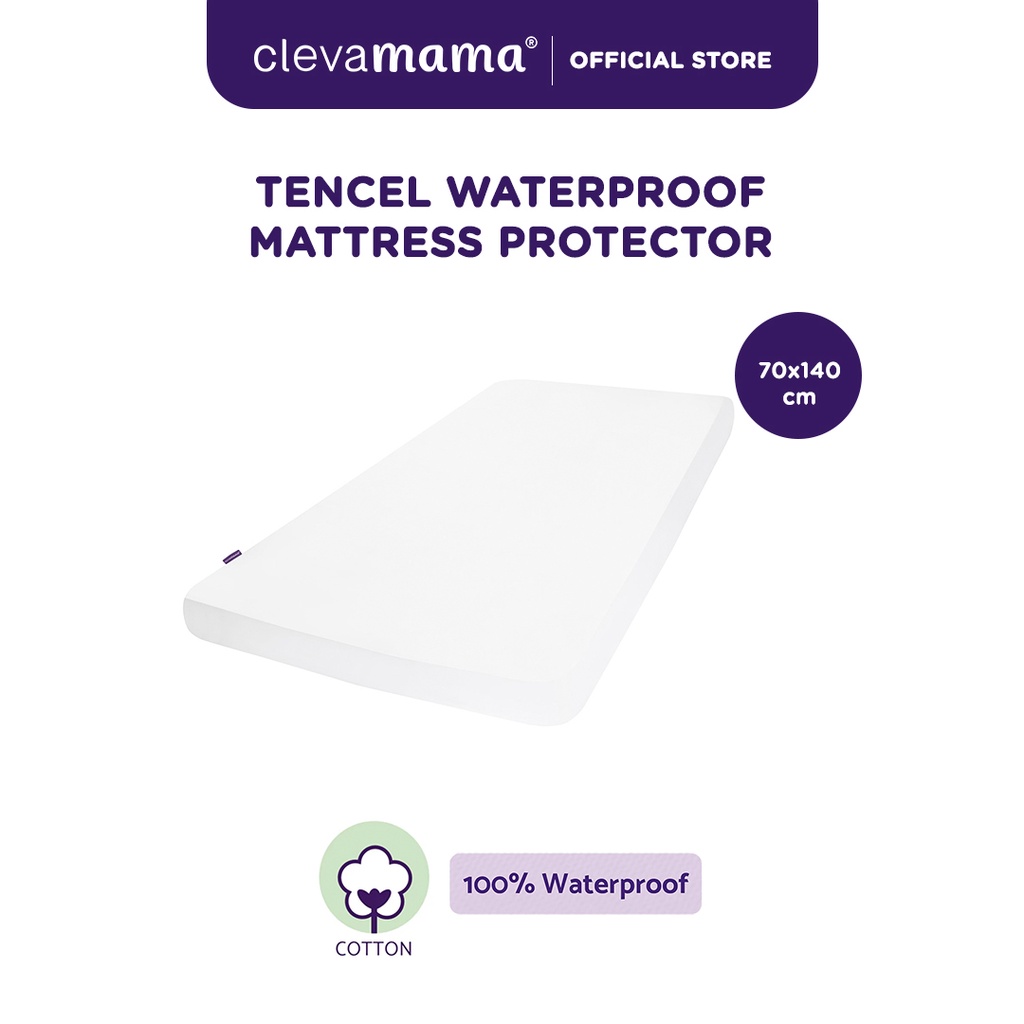 Jual Tencel® Cot Bed Waterproof Mattress Protector Seprai Anak