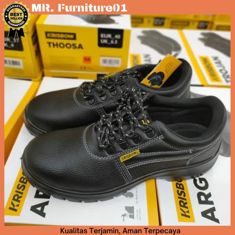 Jual Sepatu Safety Krisbow / Sepatu Pengaman Argon 4 Inc Shopee Indonesia