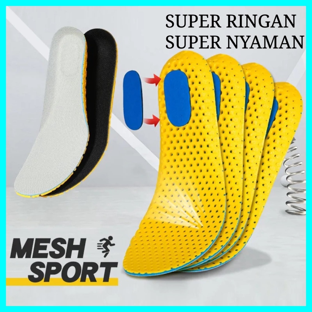 Jual Insole Sepatu Olahraga Pria And Wanita Super Ringan Alas Sepatu Anti