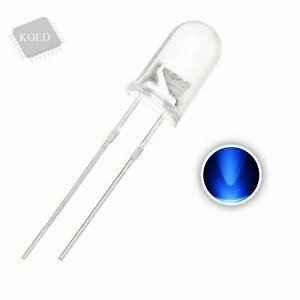 Jual Sparepart Buah Lampu Led Bening Clear Mm Nyala Super Terang Bright Warna Biru