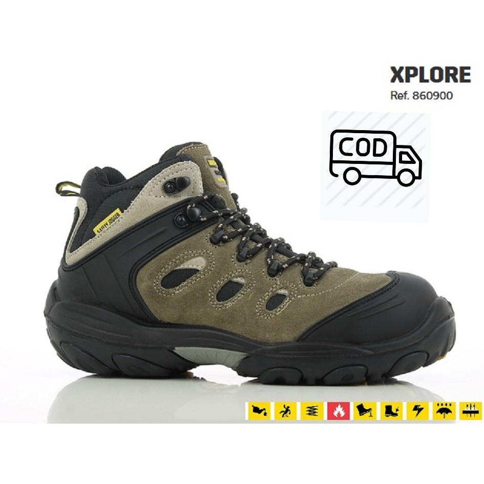 Jual Sepatu Safety Jogger Xplore Black Shopee Indonesia