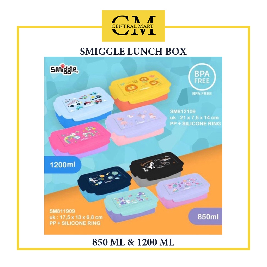 Jual SMIGGLE LUNCH BOX / KOTAK MAKAN ANAK SMIGGLE / LUNCHBOX ANAK