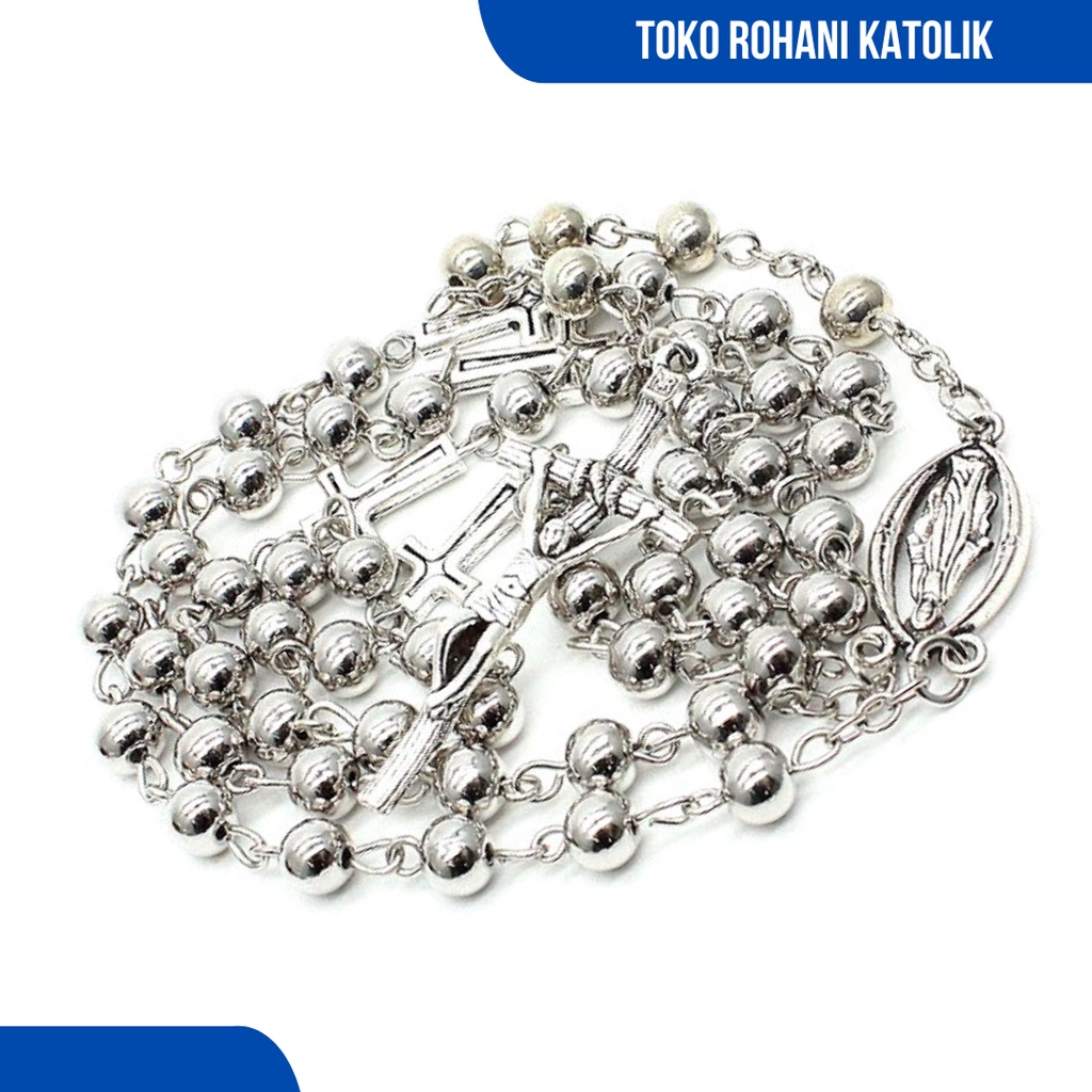 Jual KALUNG ROSARIO STAINLESS STEEL 6 MM / ROSARIO KALUNG / ROSARIO ...