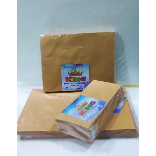 Jual Amplop Coklat Ukuran Kabinet No Seal Tanpa Lem Perekat Shopee Indonesia