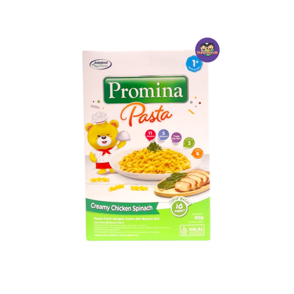 Jual PROMINA Pasta Creamy Chicken Spinach Box 60gr | Shopee Indonesia
