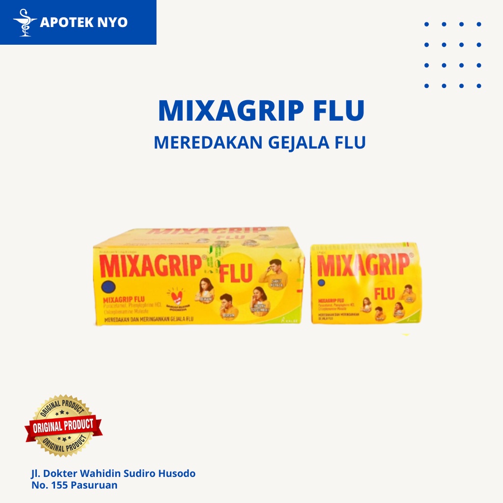 Jual Mixagrip Flu Mixagrip Flu Dan Batuk Eceran Sachet Tablet