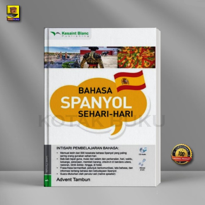 Jual NEW!!!! BAHASA SPANYOL SEHARI HARI + CD AUDIO | Shopee Indonesia