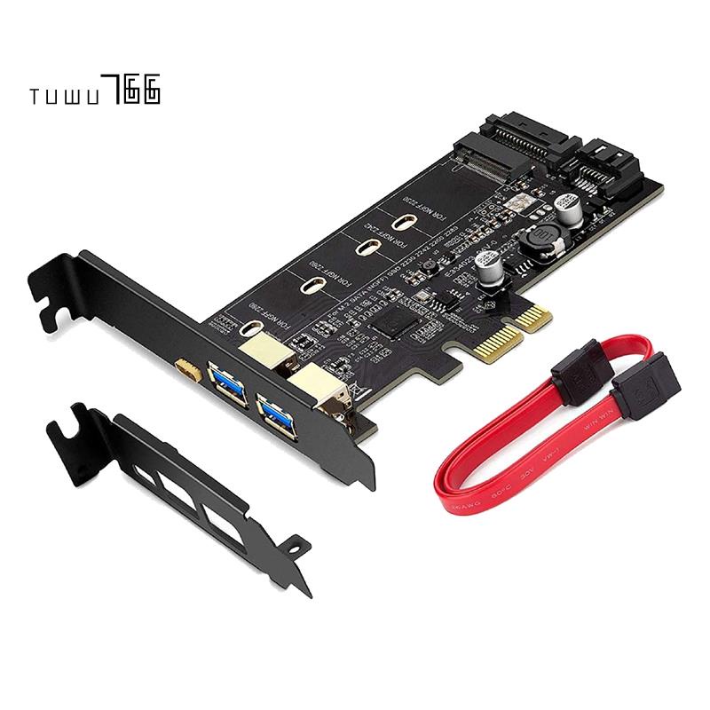 Jual Pci-e to USB 3.0 PCI Express Card Incl.1 USB C Dan 2usb A Port