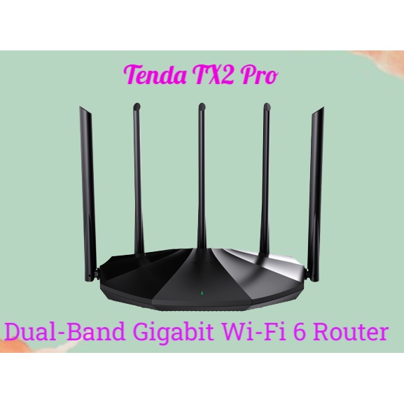 Jual Tenda TX2 Pro Dual-Band Gigabit Wi-Fi 6 Router TX2PRO TX-2 PRO TX2 ...