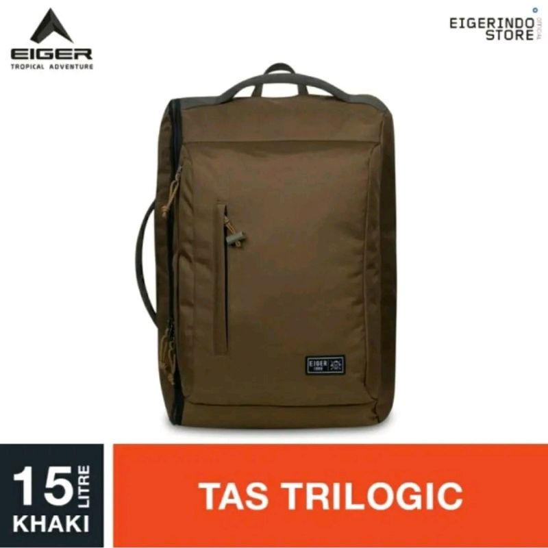 Jual EIGER DETOUR TRILOGIC SLIM LAPTOP BACKPACK DAYPACK BAG PACK