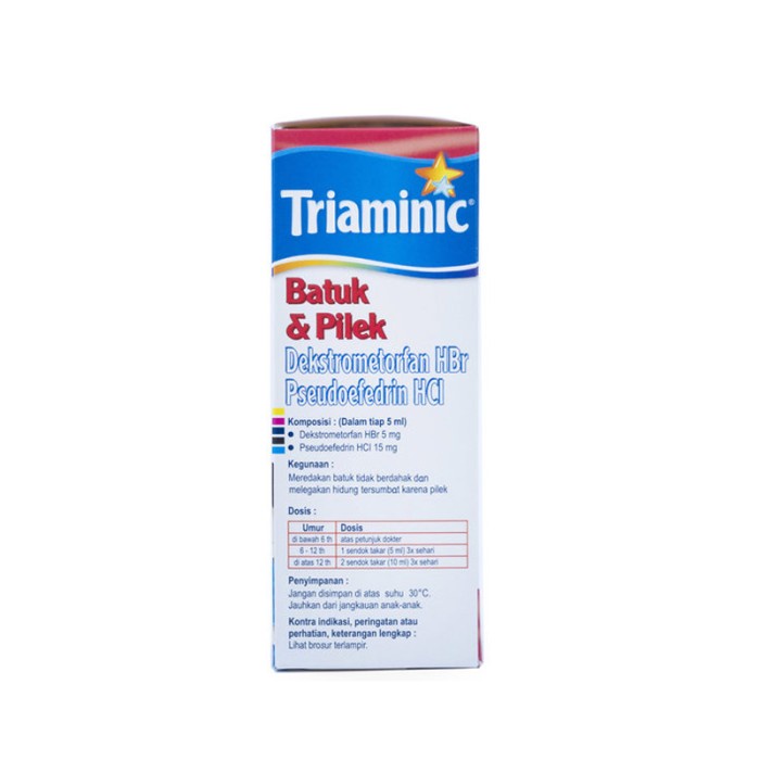 Jual TRIAMINIC BATUK (BERRY) 60 ML | Shopee Indonesia