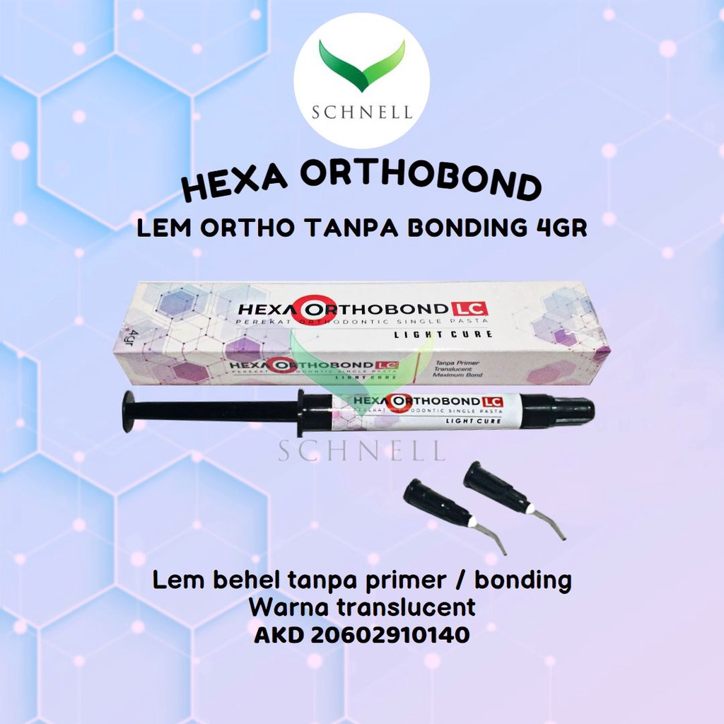 Jual Hexa Orthobond / Lem Ortho Behel LC Lightcure / Lem Ortho Tanpa ...