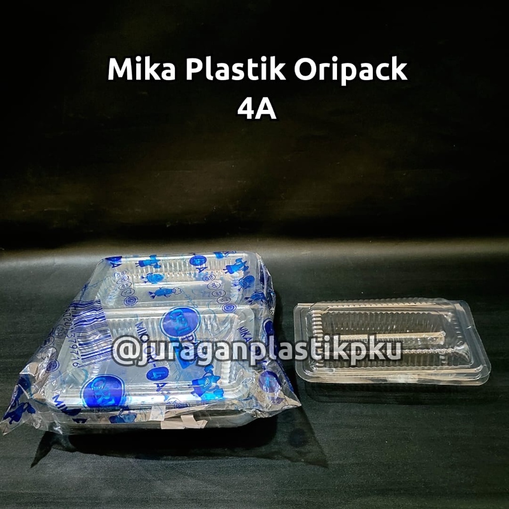 Jual Mika Plastik Oripack 4A Tebal isi 100pcs/pack | Mika Makanan Kue ...