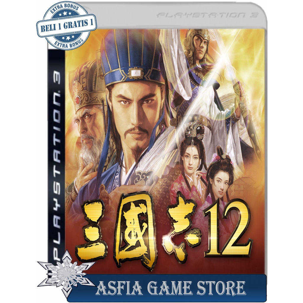 Jual ROMANCE OF THREE KINGDOMS 12 DVD Kaset Game PS3 PKG CFW HEN