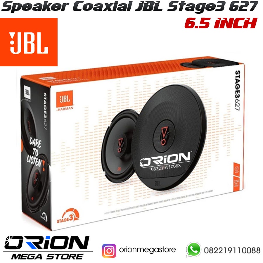Jual JBL Stage3 627 Speaker Coaxial 6,5 inch 2Way Stage 3 Pintu Mobil