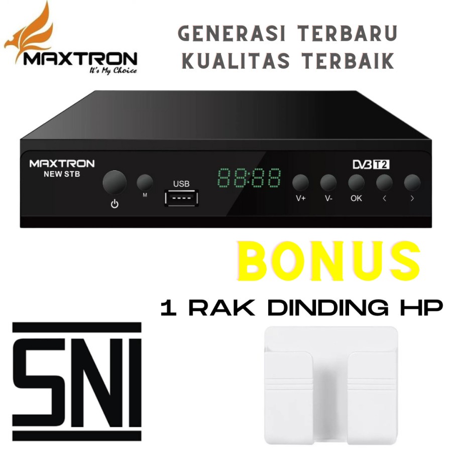 Jual Set Top Box Digital DVBT2 Full HD MAXTRON SNI Shopee Indonesia