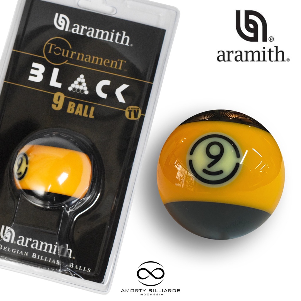 Jual Aramith Tournament Black Number 9 Ball | Shopee Indonesia