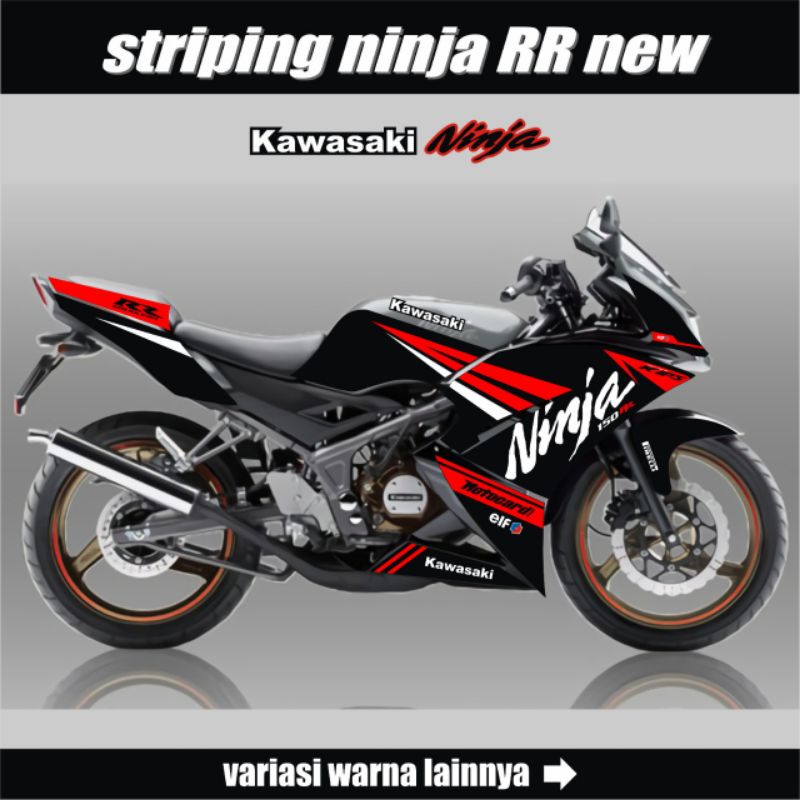 Jual Striping Ninja RR New / Sticker Ninja RR New / Sticker List Body ...