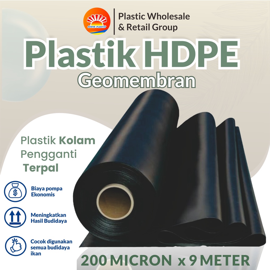 Jual Geomembran Hdpe Tebal Micron Lebar Meter Shopee Indonesia