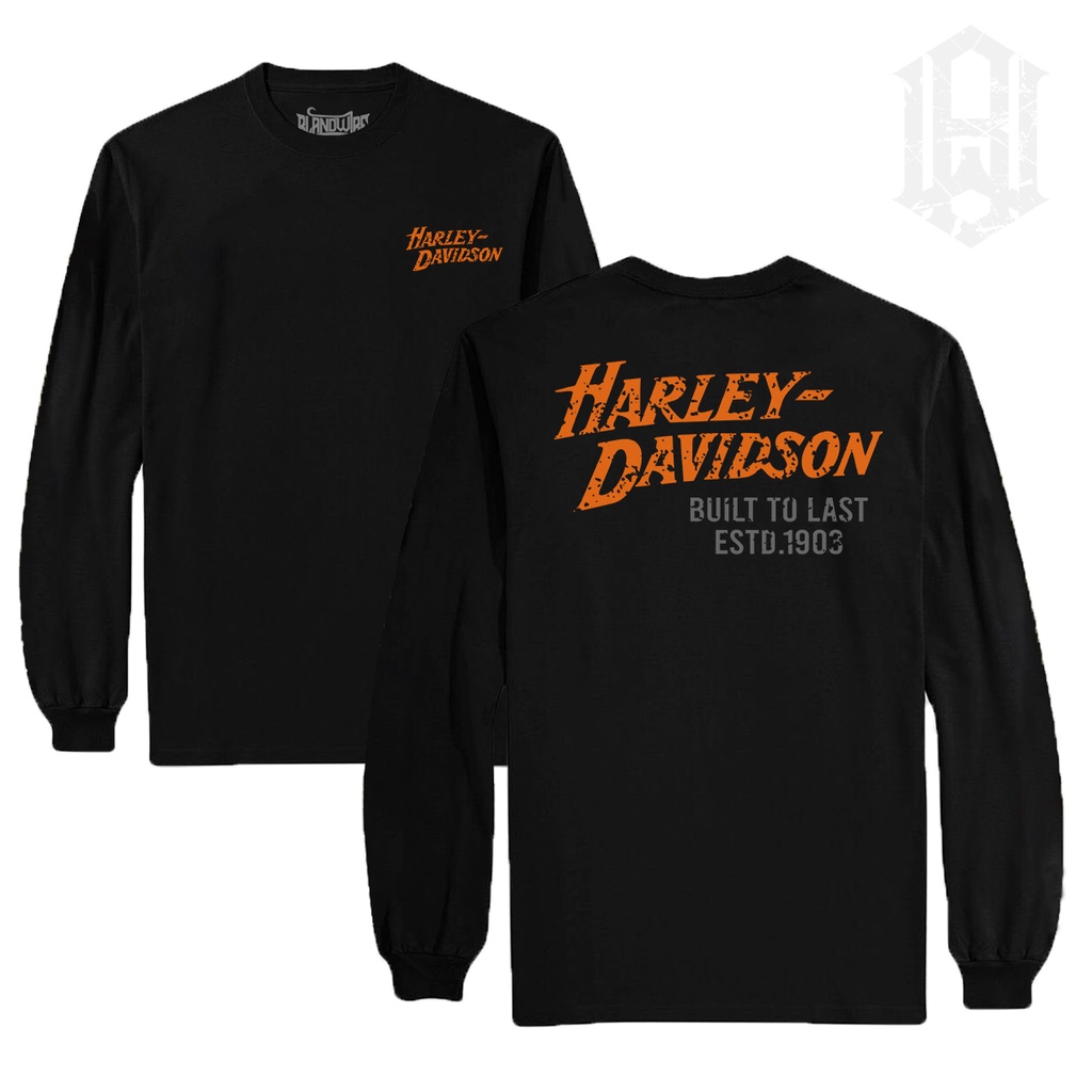 Jual Kaos Biker Harley Davidson Longsleeve Motorcycle Baju Rider